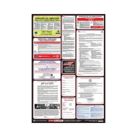 POSTERS COMBO STATE, FEDERAL AND OSHA PPG400TN